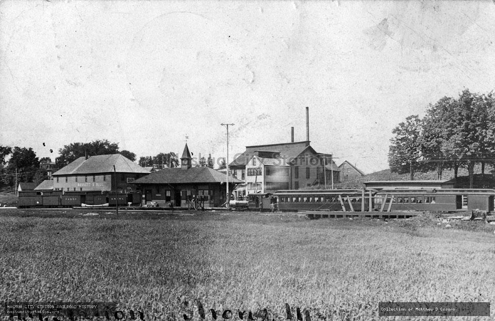 Postcard: Railroad Station, Strong, Maine